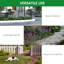 Tilden 112cm H x 365cm W Steel Fence Panels Included