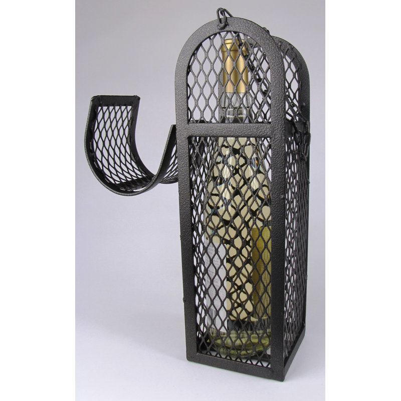 Meigs Tabletop Wine Bottle Rack in Black