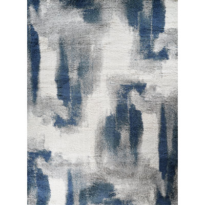 Aizlynn Performance Abstract Indoor Rug