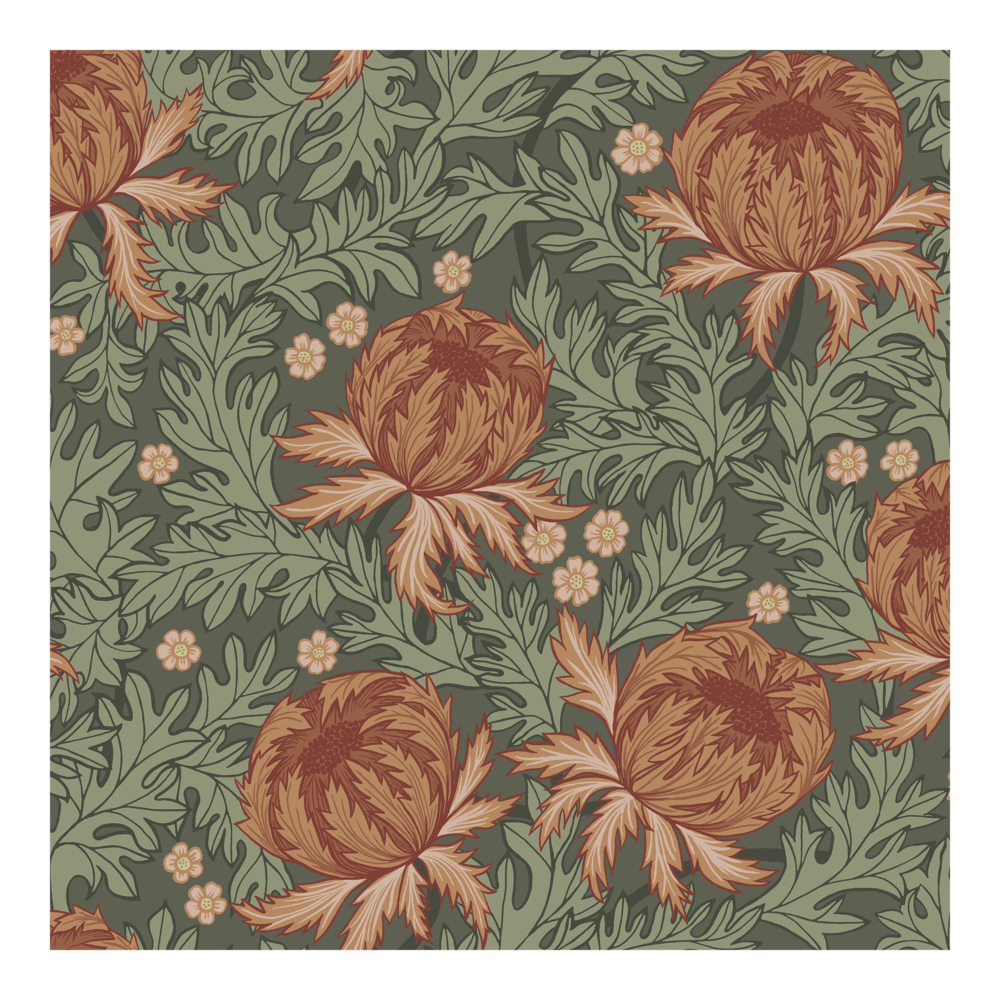 Clary Flowers Wallpaper