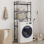 Engineered Wood, Metal Bathroom Shelves-857200689