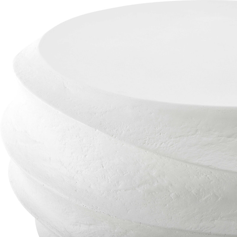 Table basse d'extérieur blanche Tahara
