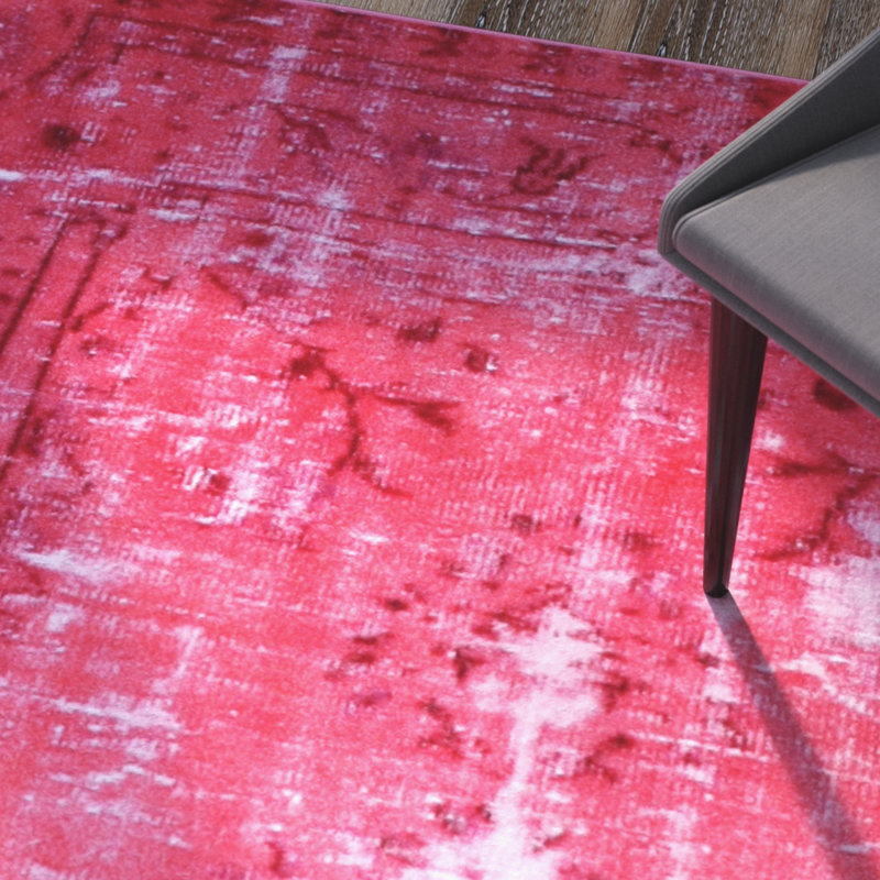 Tapis rose Bunn, Rectangle 4 pi x 6 pi