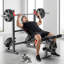 Ensemble de banc de musculation multifonctionnel Professional 900 LBS - Système de gymnastique à domicile 4 en 1 de qualité commerciale