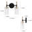 2-Light Dimmable Transparent Glass Modern Vanity Light-343299665-343299678