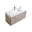 Ensemble de meuble-lavabo mural simple de 47,25 po Royka-25130745