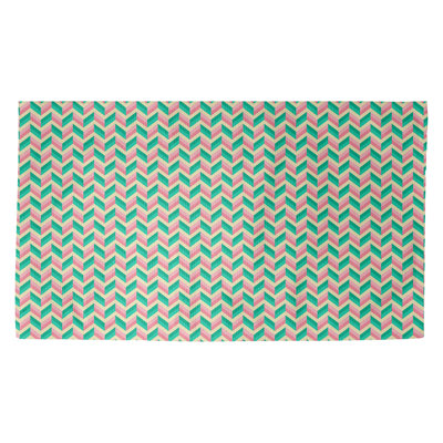 Tapis de porte à chevrons Avicia