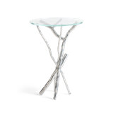 Brindille Glass Top Accent Table
