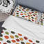 Ensemble de housse de couette en microfibre brun / vert 2 pièces-867905969