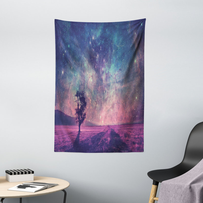 Tapisserie en polyester pour arbre solitaire, H 60 po x l 40 po