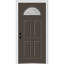 Porte d'entrée prémontée en fibre de verre 1/4 "à 4 panneaux Grace sur les deux côtés Grace sur cadre 4-9 / 16" Grace-1185835194-1185835195-1185835150