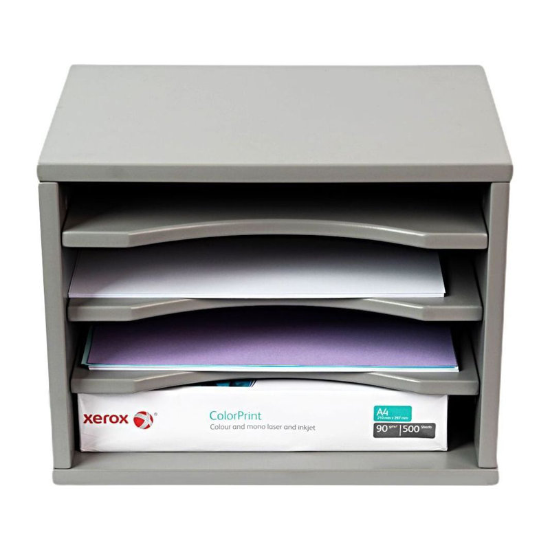 Babb Wood Stackable Paper Organizer