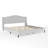 Martha Stewart Amelia Upholstered Platform Bed With Curved Headboard-97967492-97967491