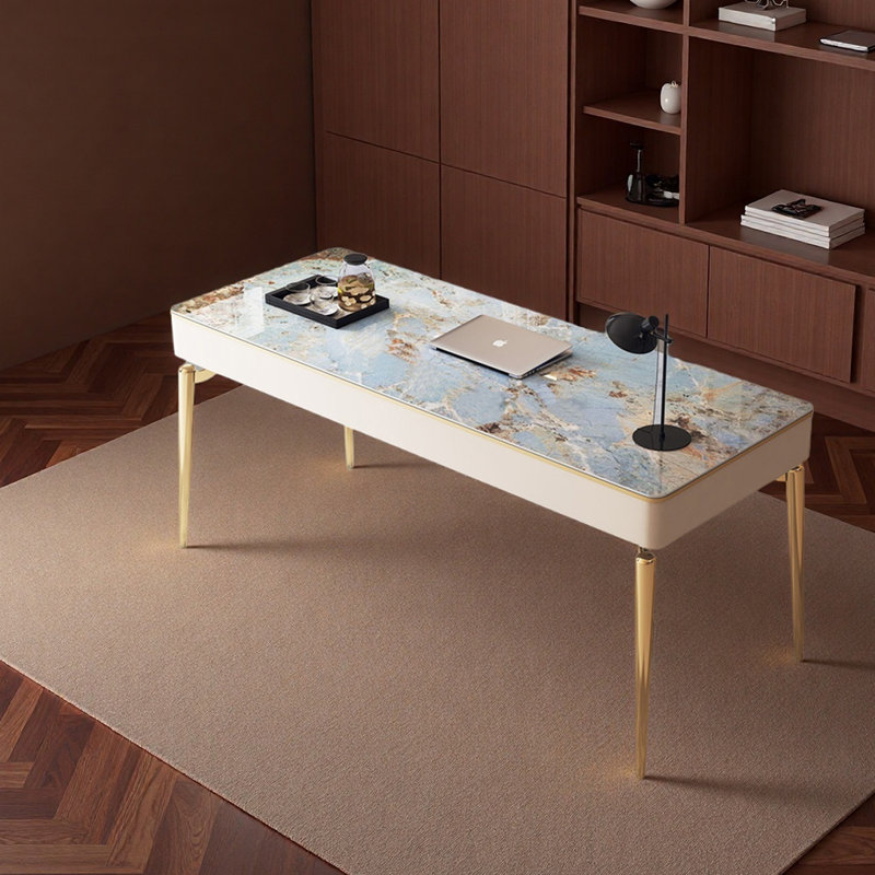 Bureau sécuritaire et réfléchi, Sarcelle, H 29,92 po x l 62,99 po x P 23,62 po