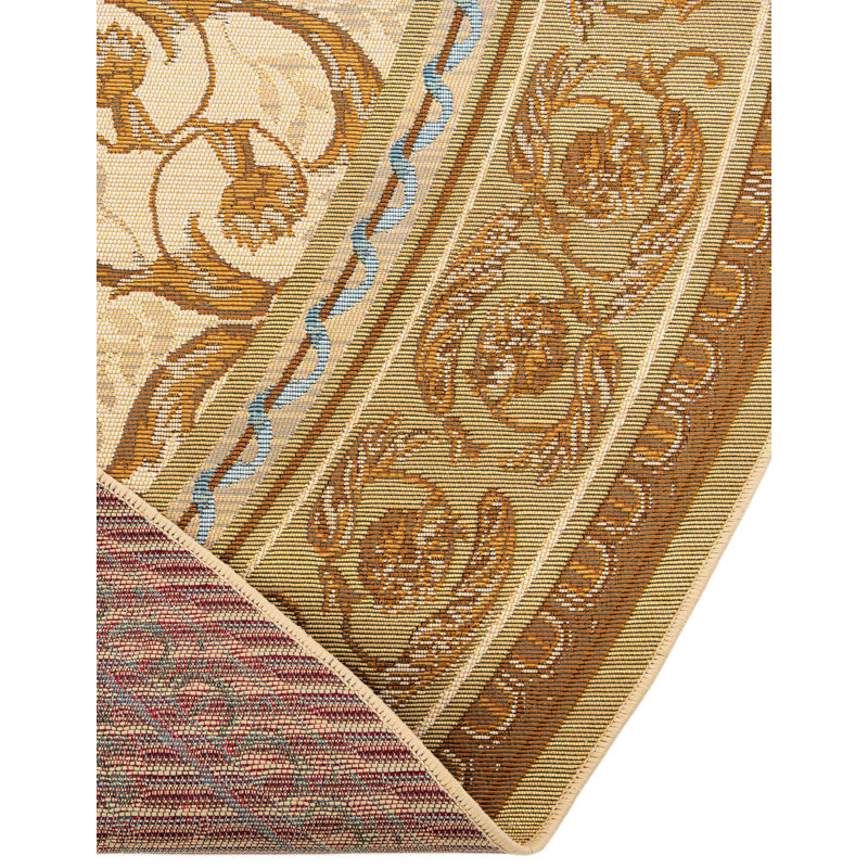 Tapis d'extérieur traditionnel, Rond 10pi