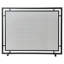 Gatsby Mesh Fireplace Screen - Single Panel, Steel Frame-91366770