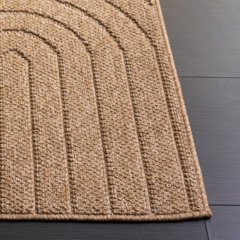 Texture Faux Sisal Performance Abstract Indoor Rug, 4'-0" x 6'-0" Rectangle
