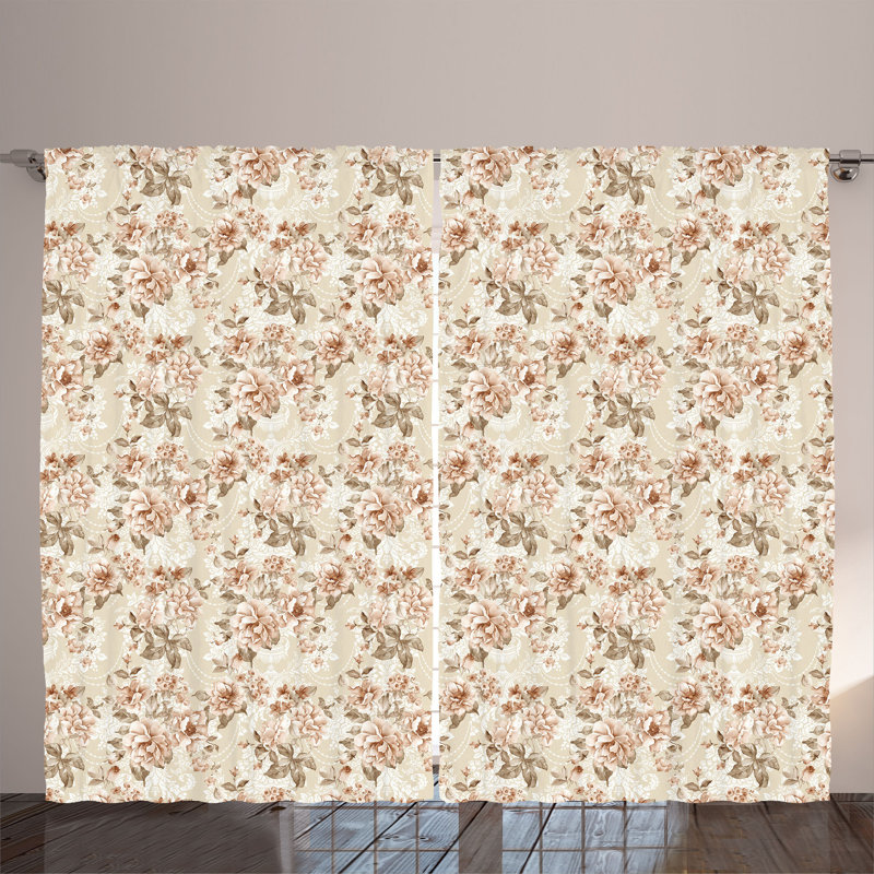 Millhouse Polyester Semi Sheer Curtain Pair