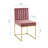 Carriage Tufted Sled Base Upholstered Fabric Dining Chair-484070128-426741411-426741422