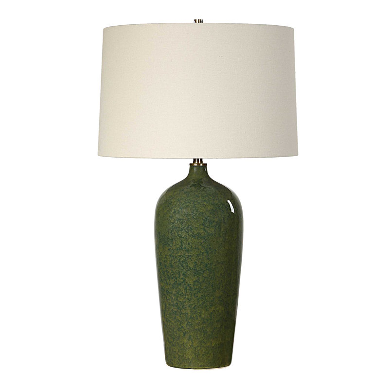 Ceramic Standard Lamp, Crème, Blanc