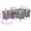 Ensemble repas avec coussins Red Barrel Studio®-923616695-929988695