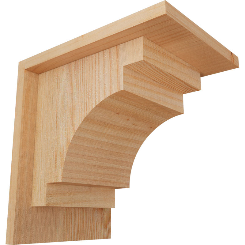 Corbeau méditerranéen avec contre-plaque, H 10 po x l 7,5 po x P 10 po, Sapin de Douglas, Lisse