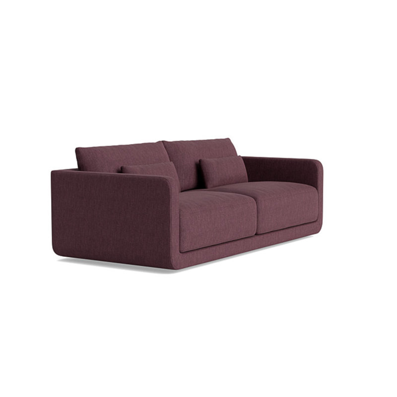 Eva Sofa (85"), Performance Weave - Aubergine