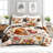 Cute Cat Comforter Set, Whimsical Cat Bedding Set with 2 Pillow Cases, Soft and Machine Washable Bedding, All Seasons Comforter for Room Decor-123021185