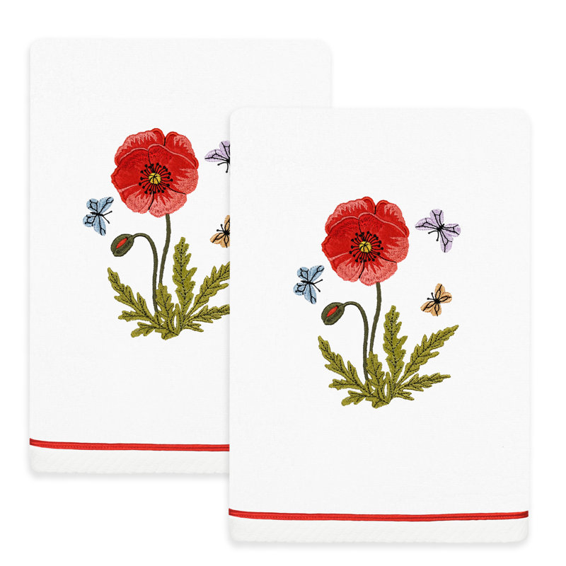 Turkish Cotton Hand Towel, White
