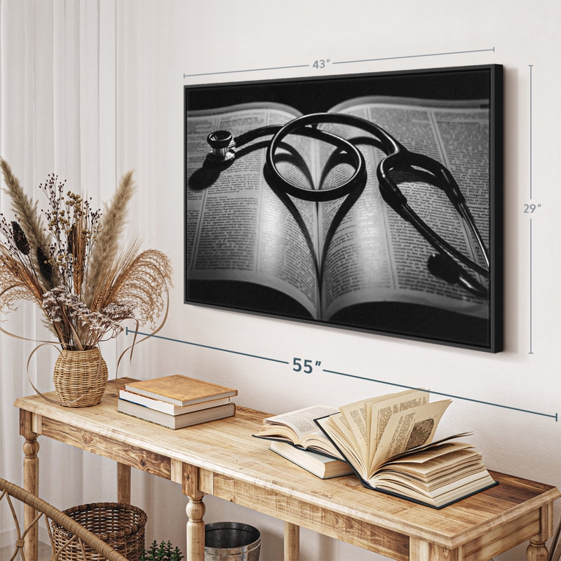 "Reproduction sur toile", H 29 po x l 43 po