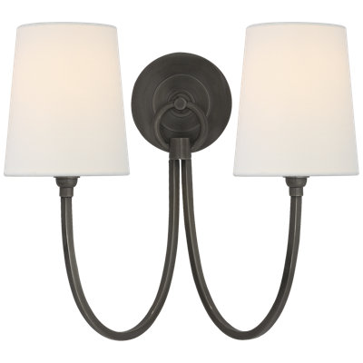 Thomas O'Brien Reed Double Sconce