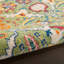 Tapis vert / orange / ivoire tissé à la machine Weylyn-649759320