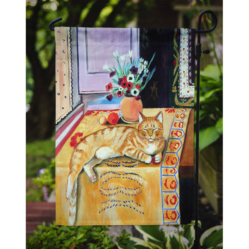 Double Sided 15'' H x 11'' W Polyester Animal Garden Flag