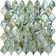 Majeste 10.8 In. X 11.3 In. Glossy Blue Glass Mosaic Wall And Floor Tile (8.48 Sq. Ft./Case) (10-Pack)