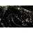 Houchin Home Decor Scotland Cowhide Rug Black & Gold 5'X7'
