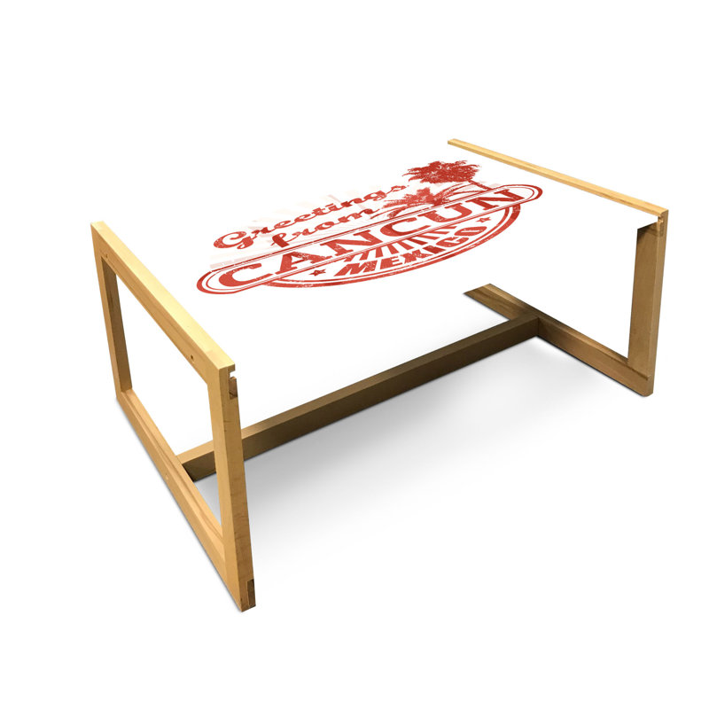 Iretomiwa Trestle Coffee Table, 40cm H x 91cm W x 62cm D