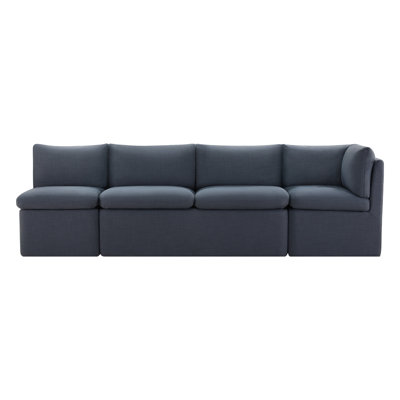 Banquette de coin avec rangement Wanetta