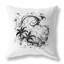 Indoor / Outdoor Floral Square Cushion-1319176196-1319176195