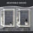 Flicker 15 in. W x 24 in. H Medicine Cabinet Mirror in Silver-1957946204-1957946205