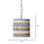 Luminaire suspendu cylindrique 1 lumière Strand-94571920
