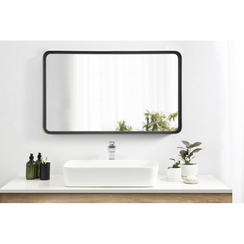 Miroir mural Annaluisa, gris, 24 po x 40 po