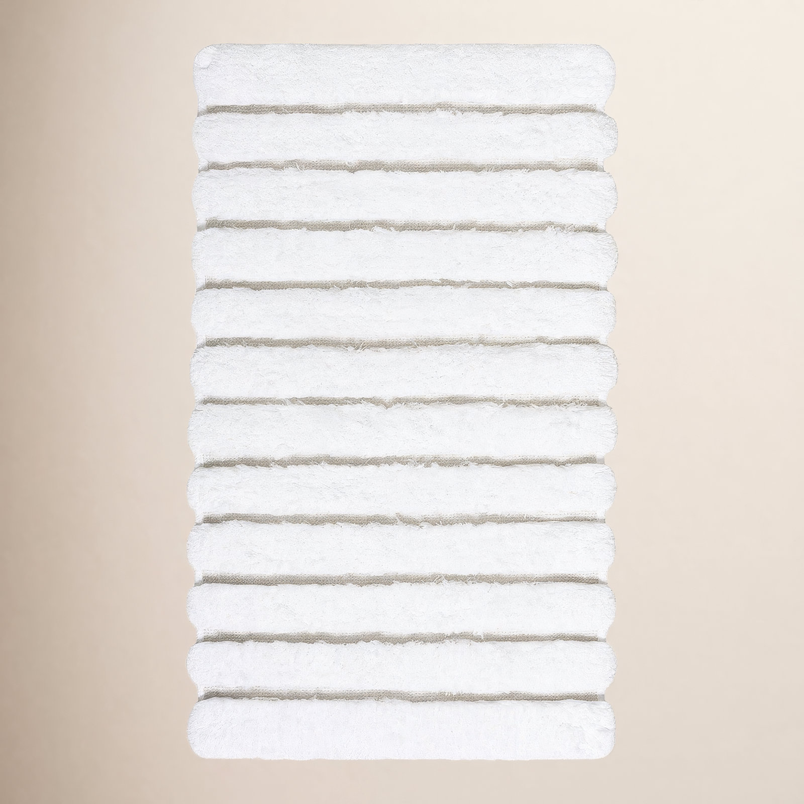 Petra Cotton Blend Non-Slip Bath Rug, 24'' W x 39'' L