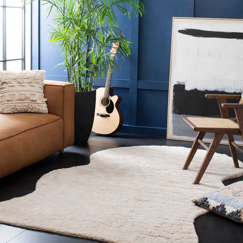 Mckenzie Beige Area Rug, Rectangle 3' x 5'
