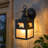 Outdoor Wall Lantern with Motion & Dusk to Dawn Sensor