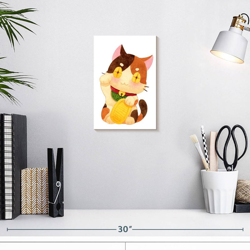 Chat chinois Brampt, H 12 po x l 8 po
