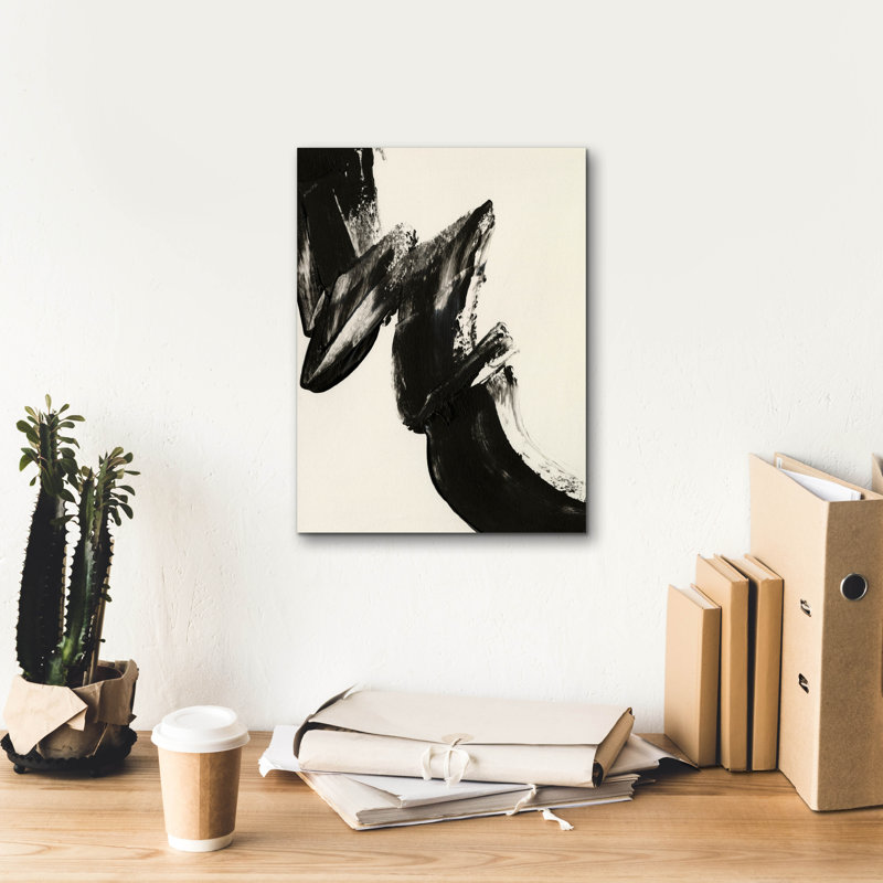 «Black Expression II» par Regina Moore, H 16 po x l 12 po x P 0,75 po