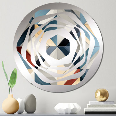 Carrelage mosaïque gris neutre - miroir décoratif Amorphe