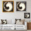 «Black and Gold Circle VII», art mural moderne sur toile-1397041205-1397041194