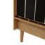 Très grand lit en bois avec tête de lit tapissier de style piano, lit en bois avec cadre de lit renforcé, blé-1778521423