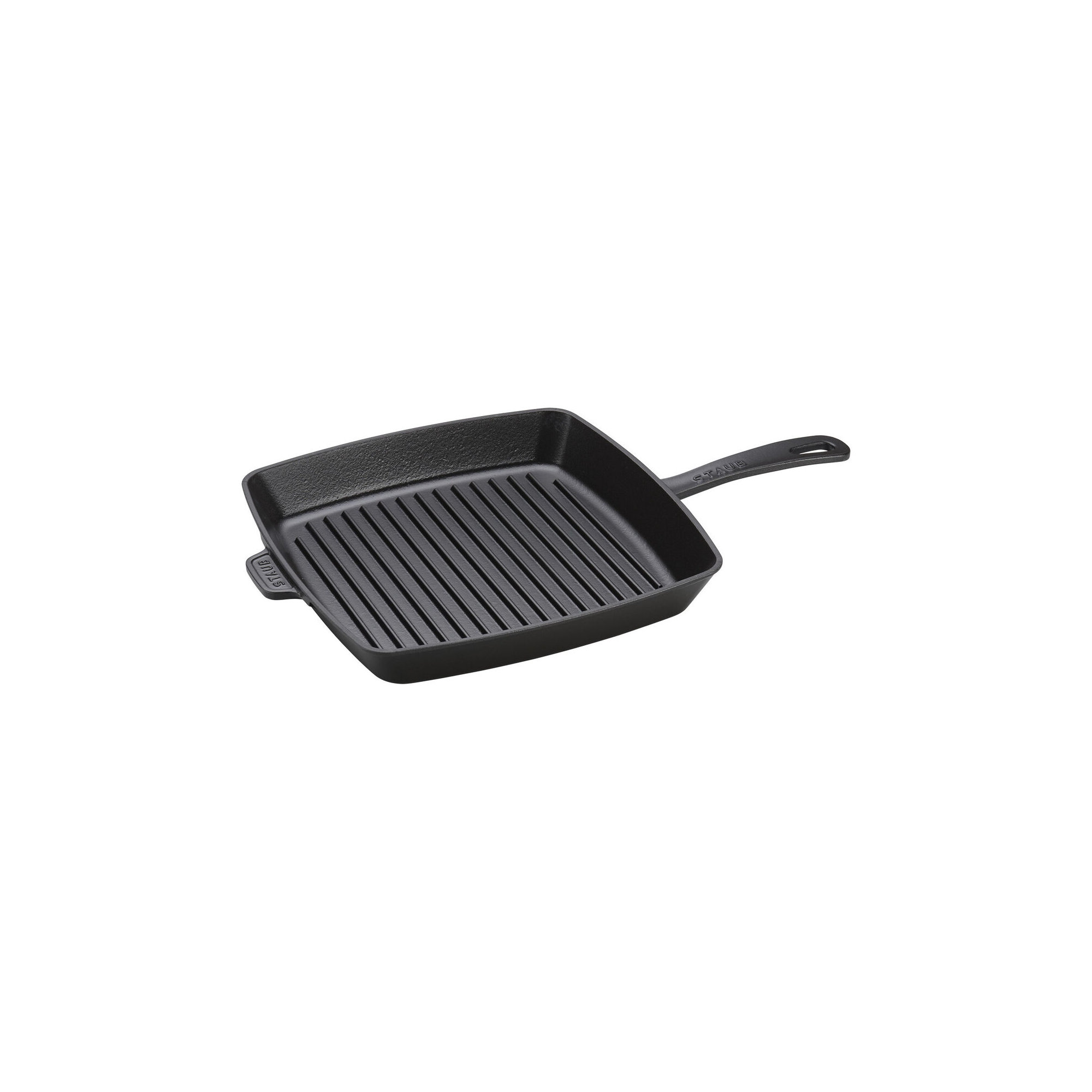 Staub Cast Iron Square Grill Pan, Matte Black